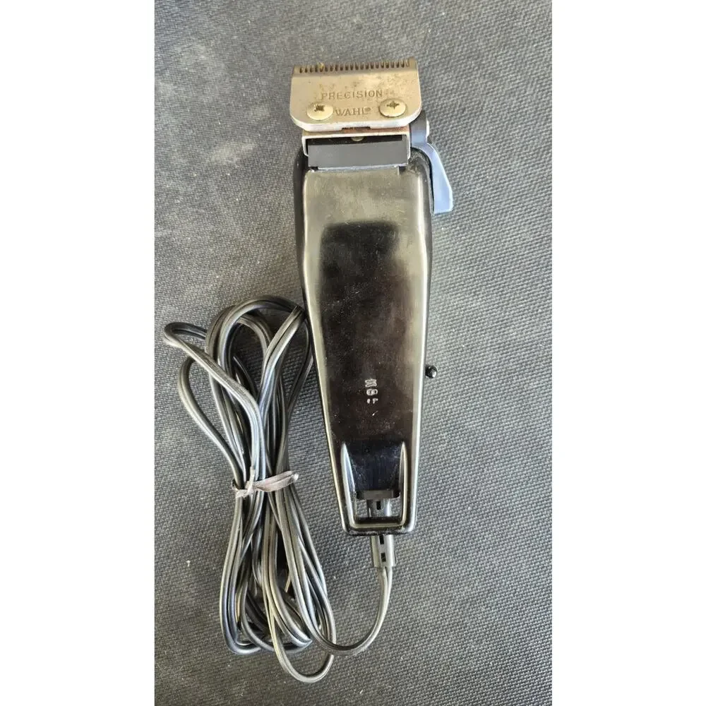 Vintage Wahl Hair Clippers Trimmer Model MC Heavy Guards With Box And Accessorie